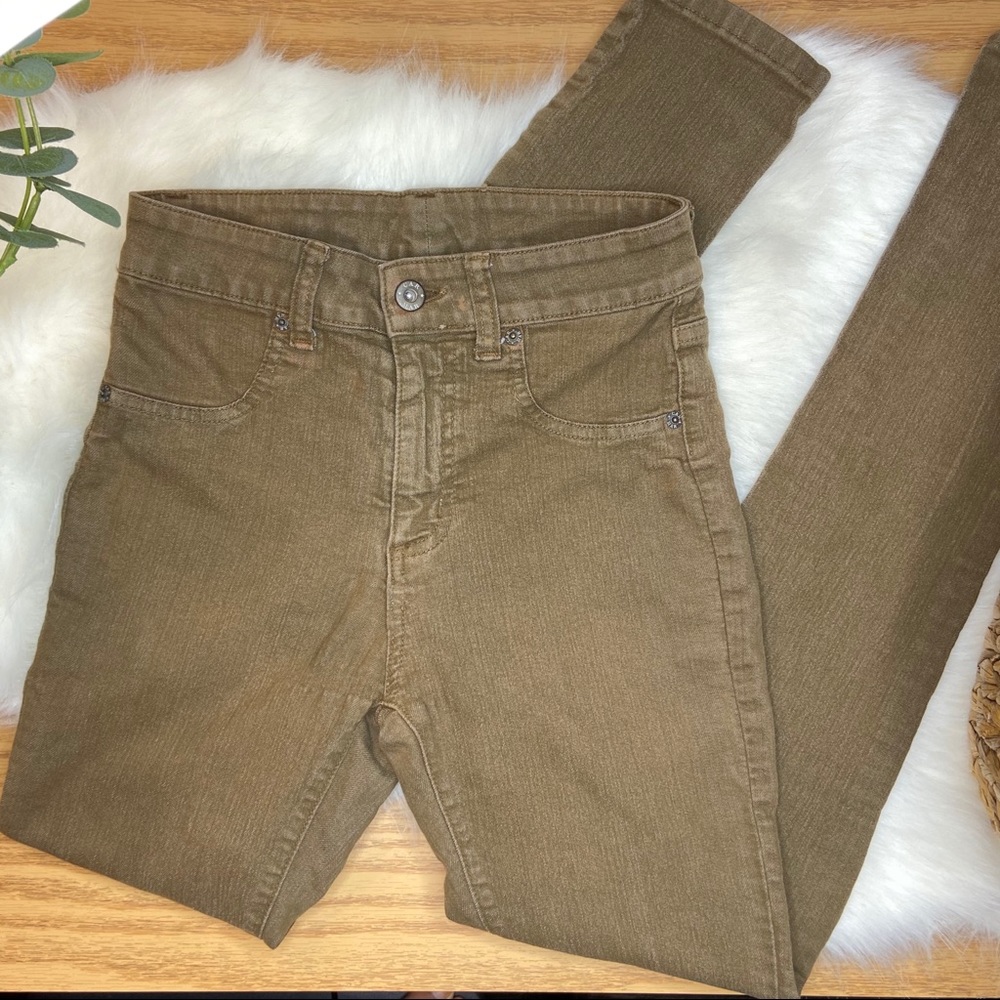 Carmar Brown High Waist Jeans